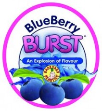 BlueBerry Burst Label; An Explosion of Flavour