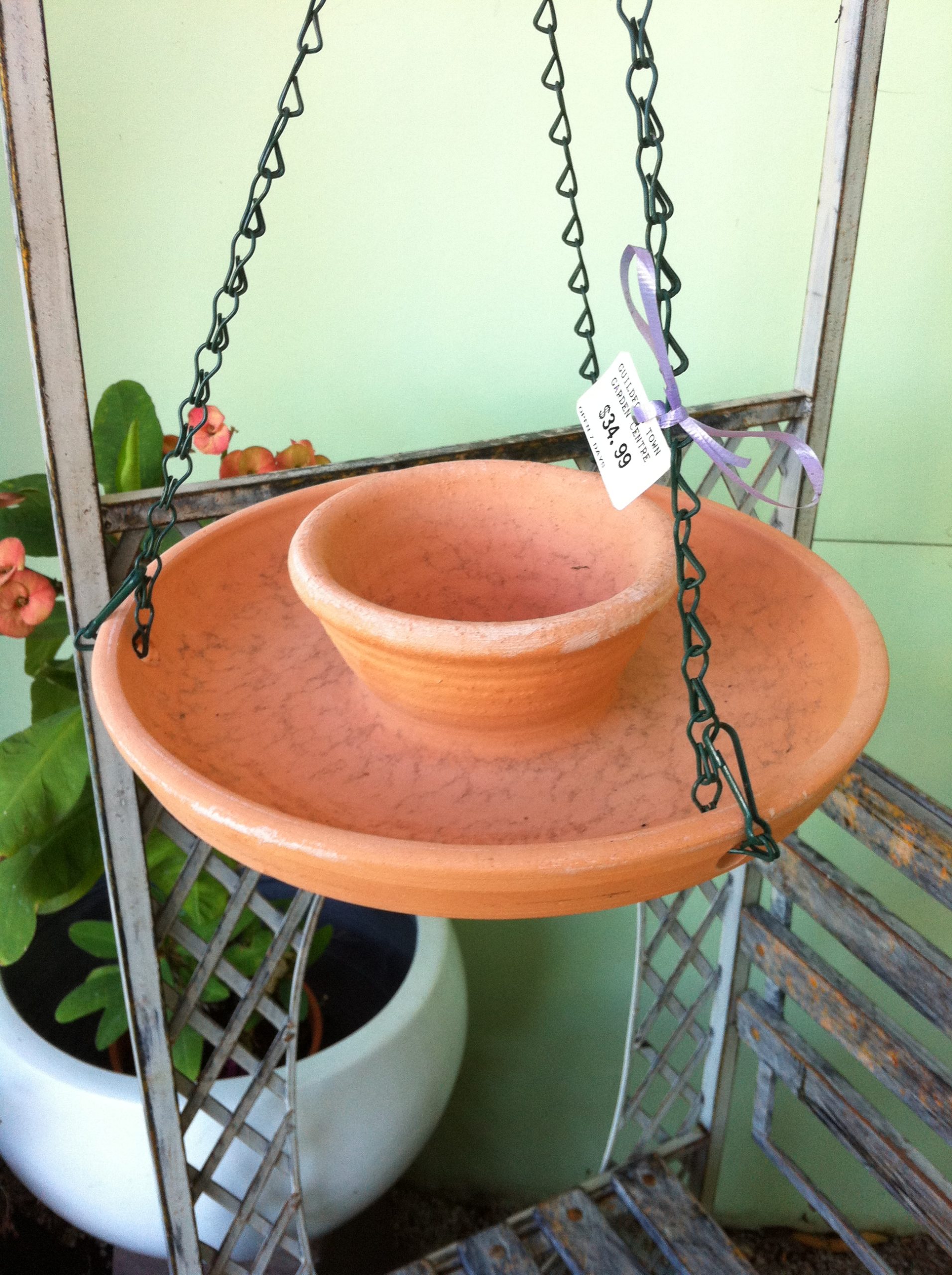 Birdfeeder Terracotta Dish With Open Bowl Perth Wa Online